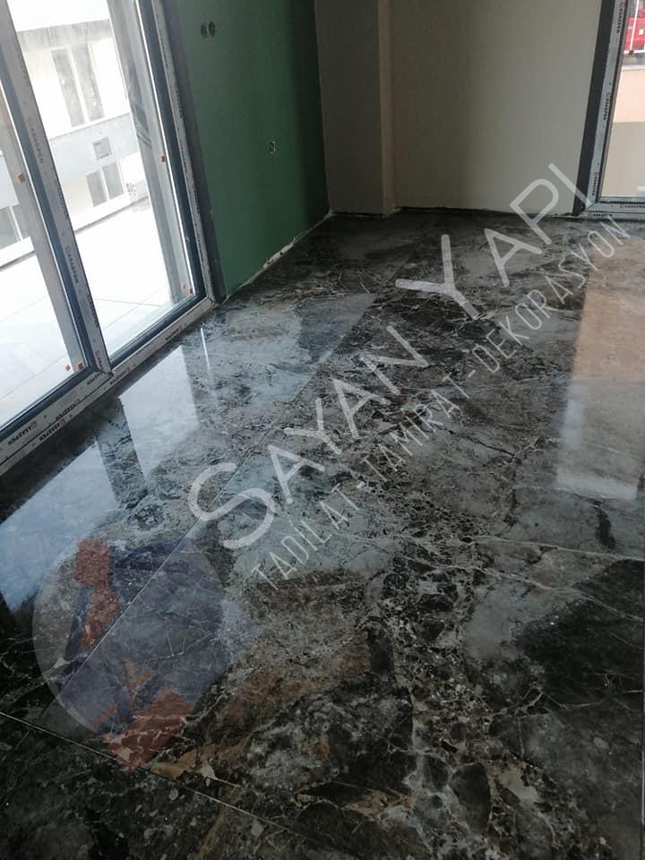 izmir badana mutfak banyo dolap dekorasyon tavan alçıpan led