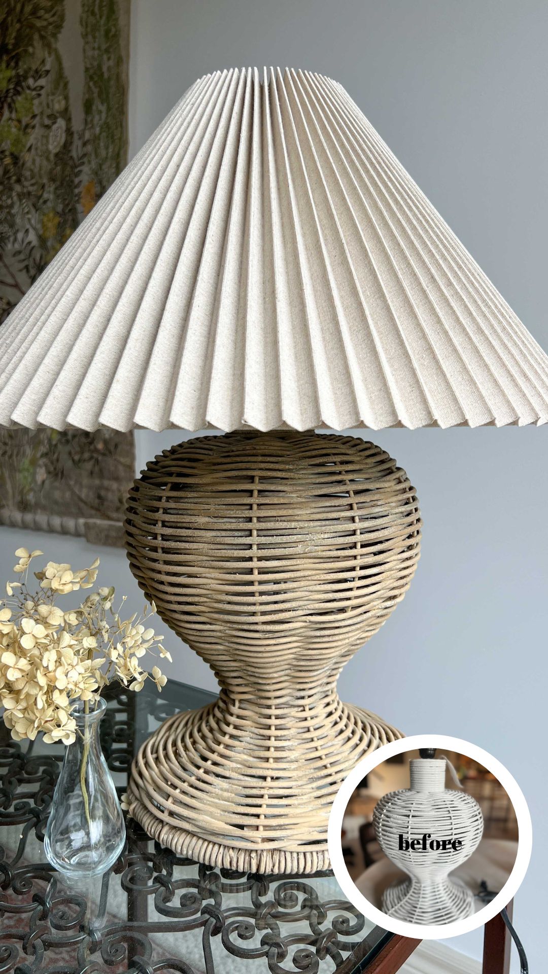 Hasırı Doğal Görünecek Şekilde Boyama (Önce ve Sonra!)